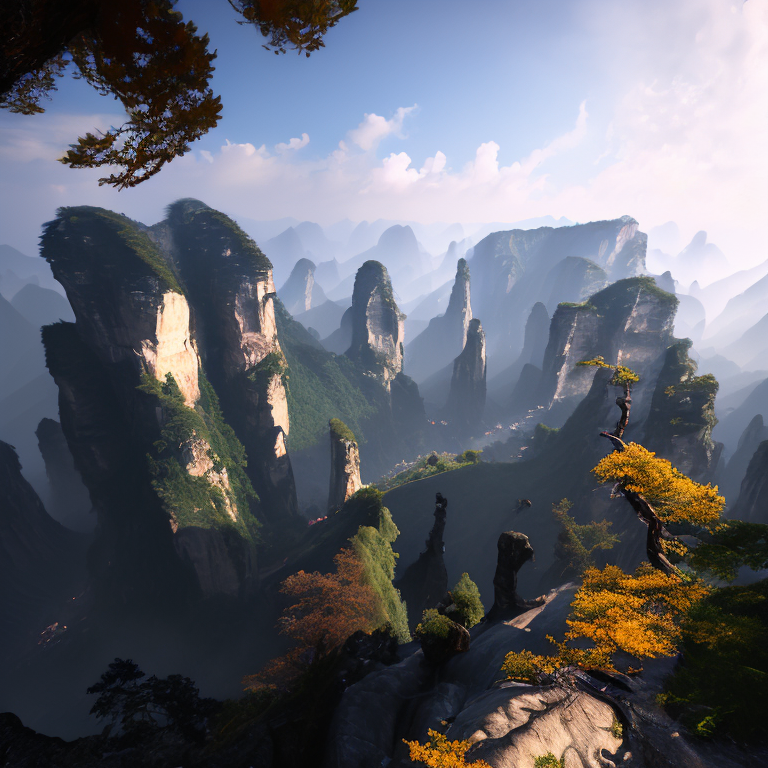 08805-3502107179-Zhangjiajie Scenery Unreal Engine rendering